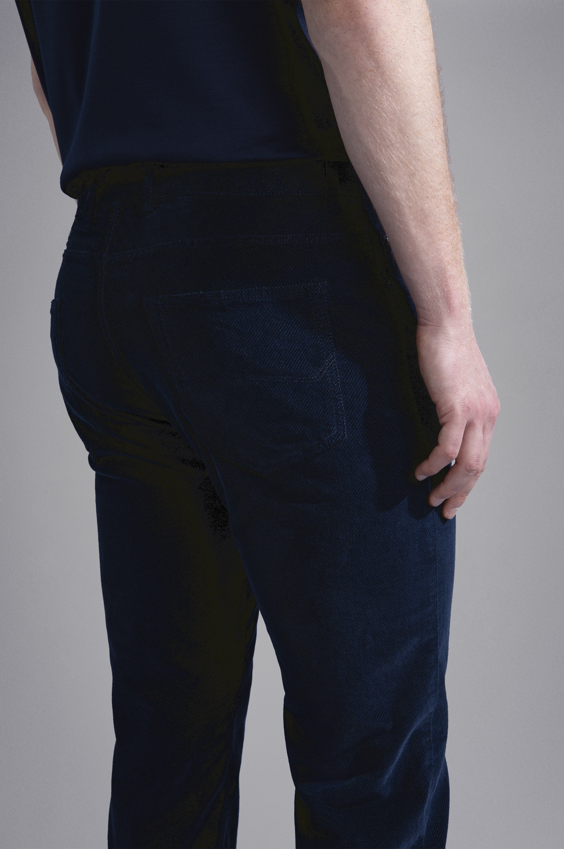 GARMENT DYED 5-POCKETS TROUSERS - 4