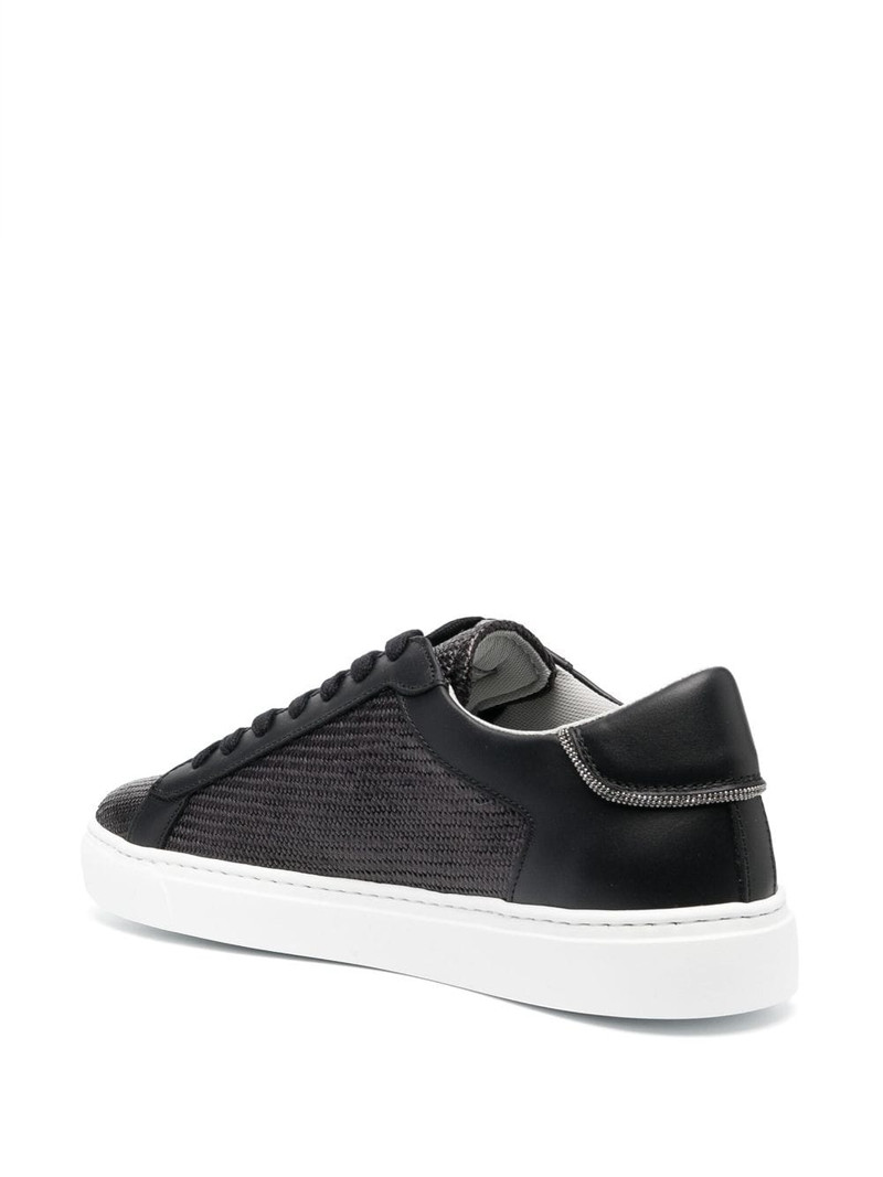round-toe low-top sneakers 3