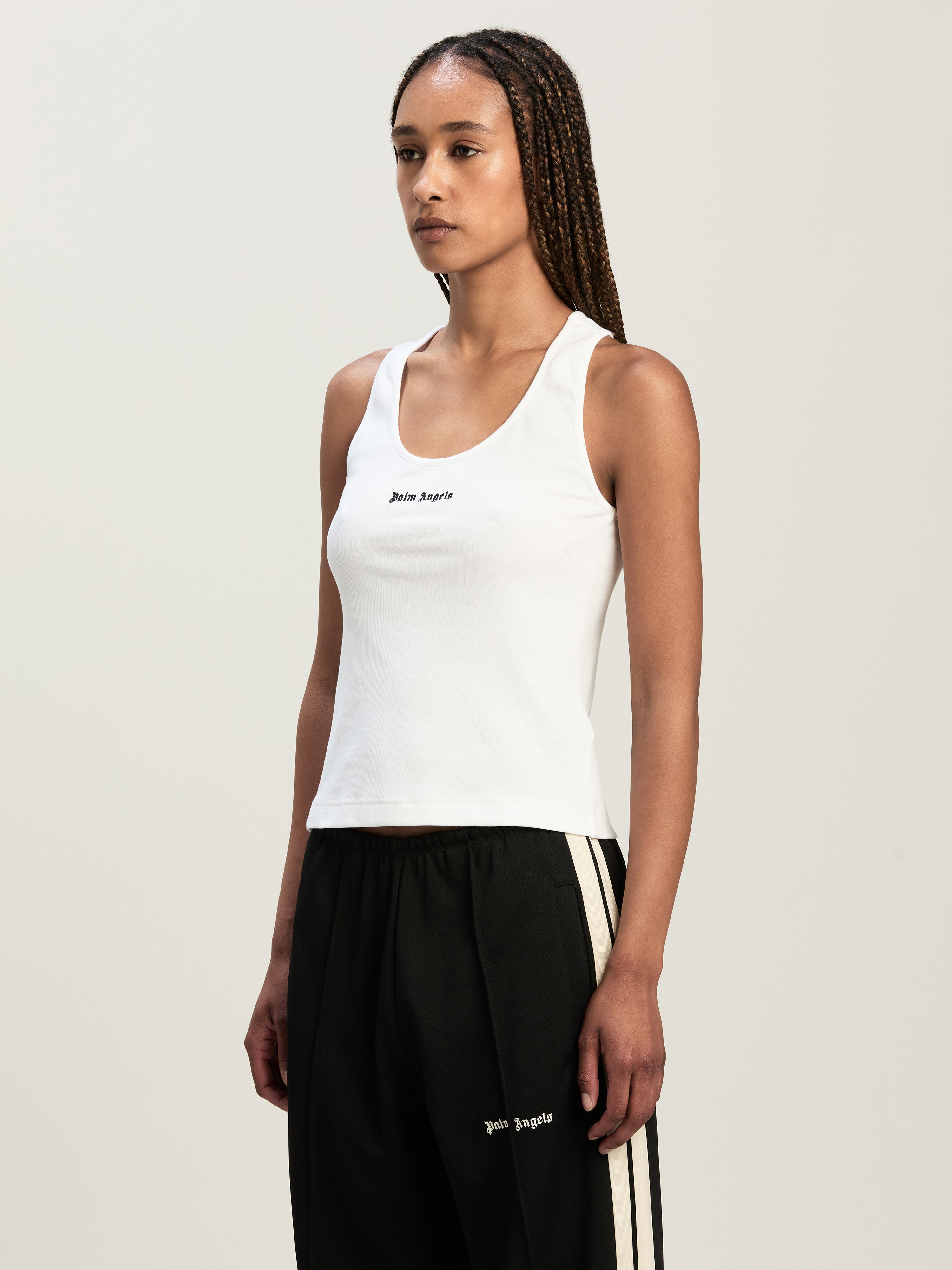 Classic Logo Rib Tank Top - 4