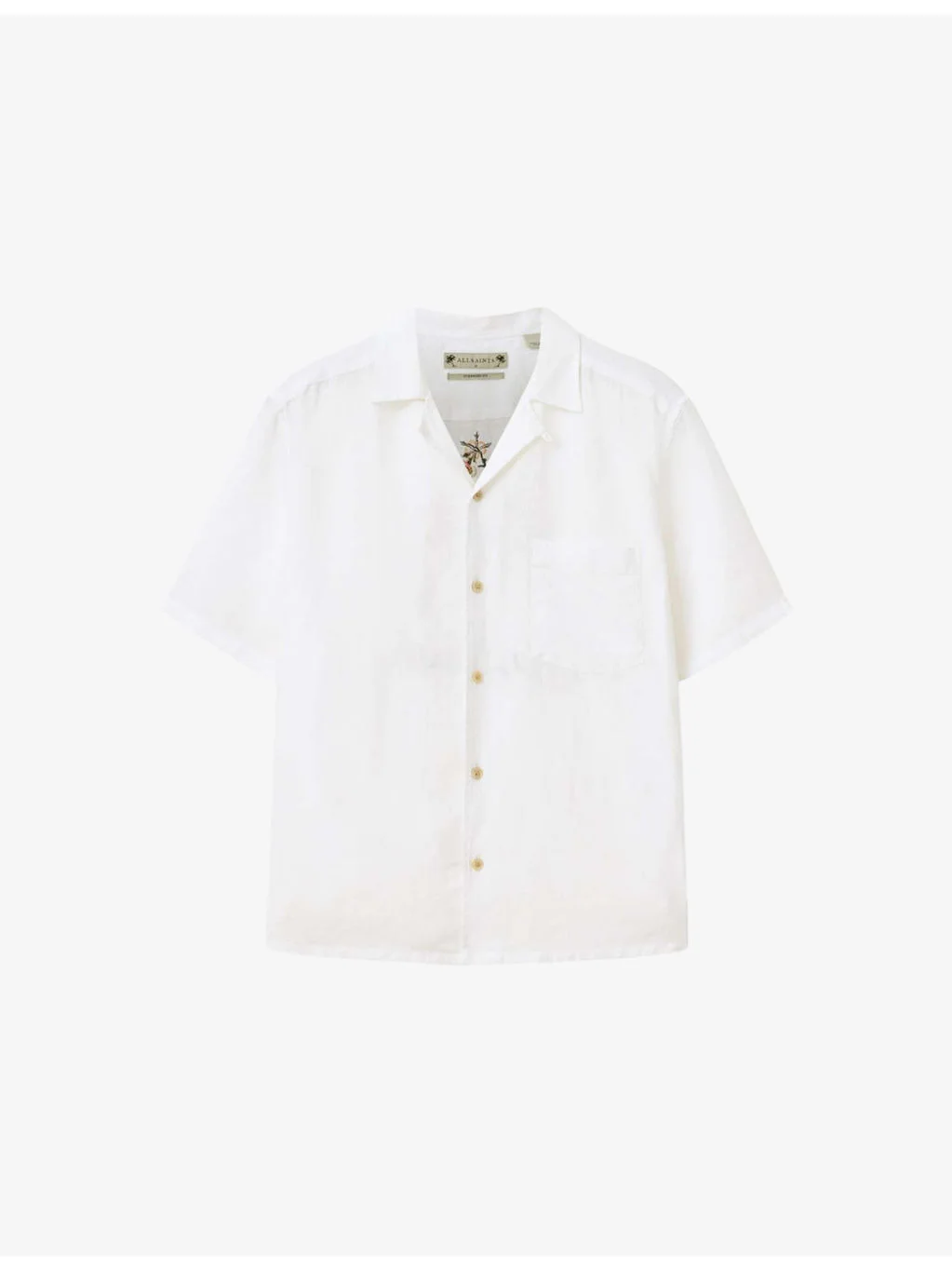 Tri Short-Sleeved Linen Shirt - 1
