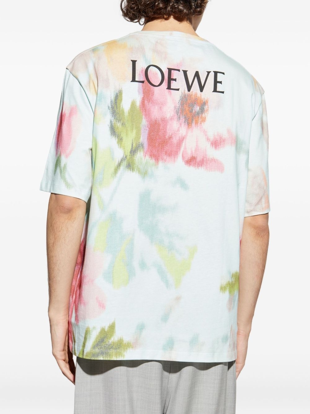 floral-print cotton T-shirt - 4