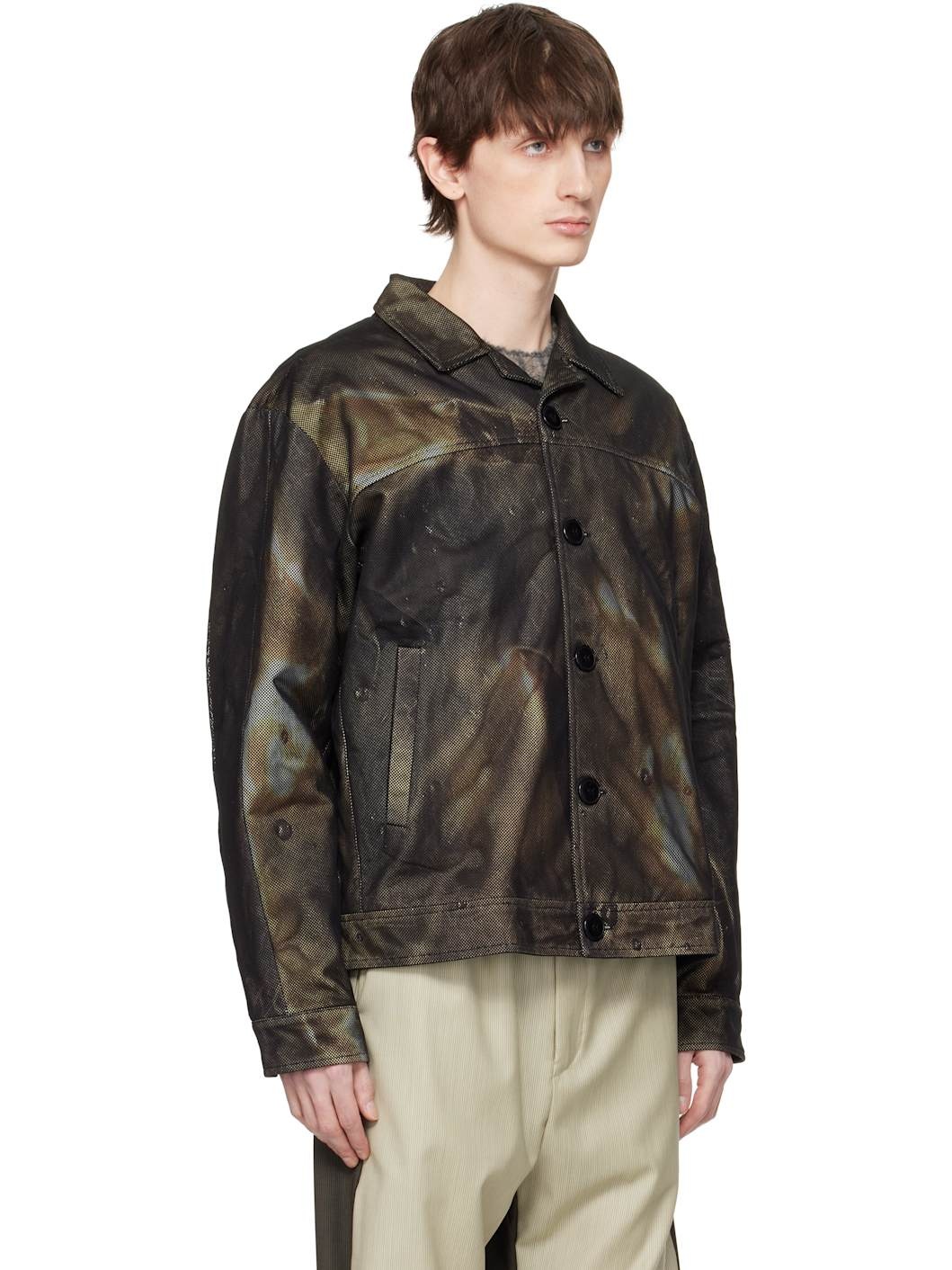 Black & Beige Golden Hour Jacket - 2