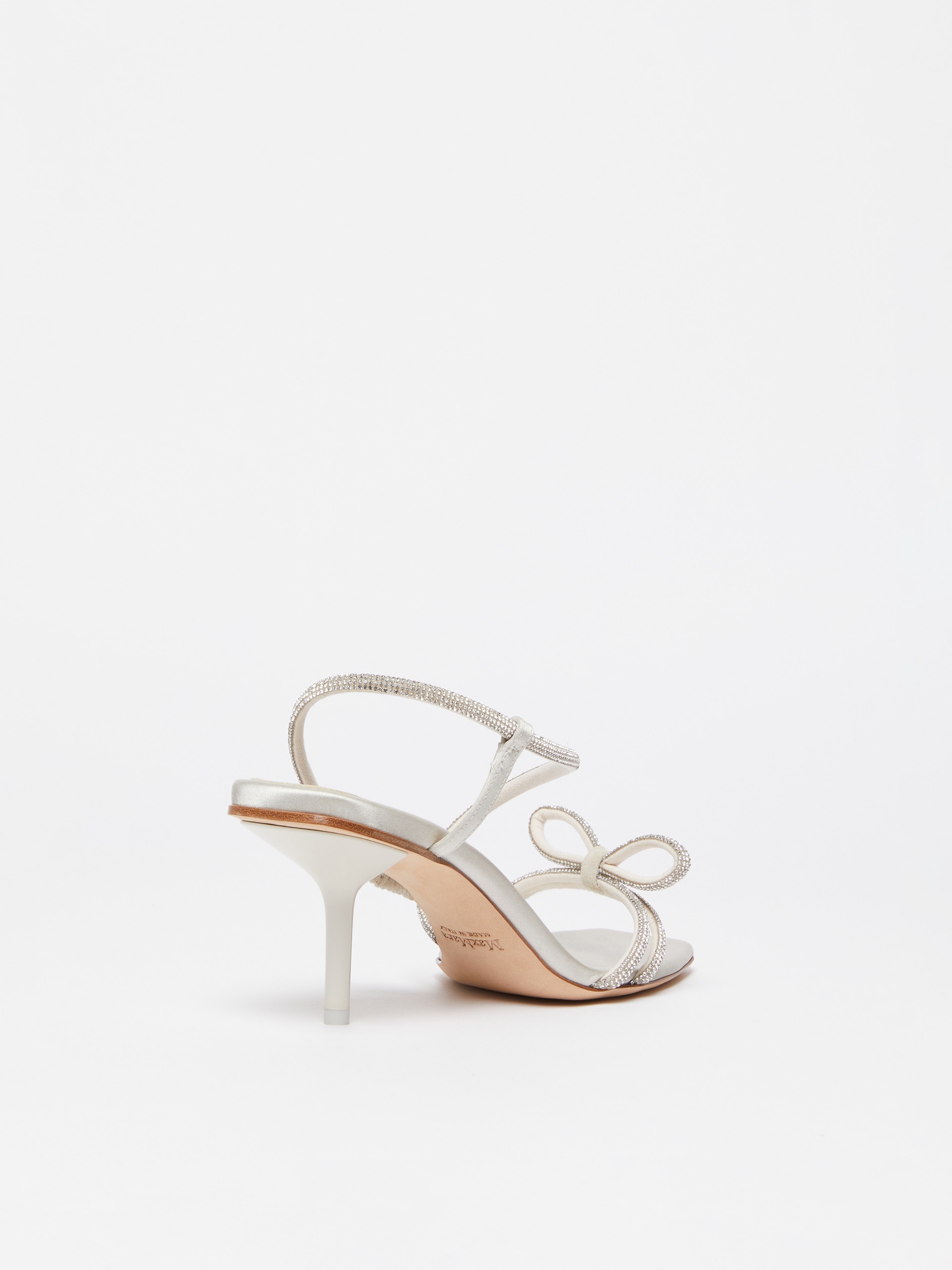 CRYSTALSANDAL Bow-adorned satin sandals - 3
