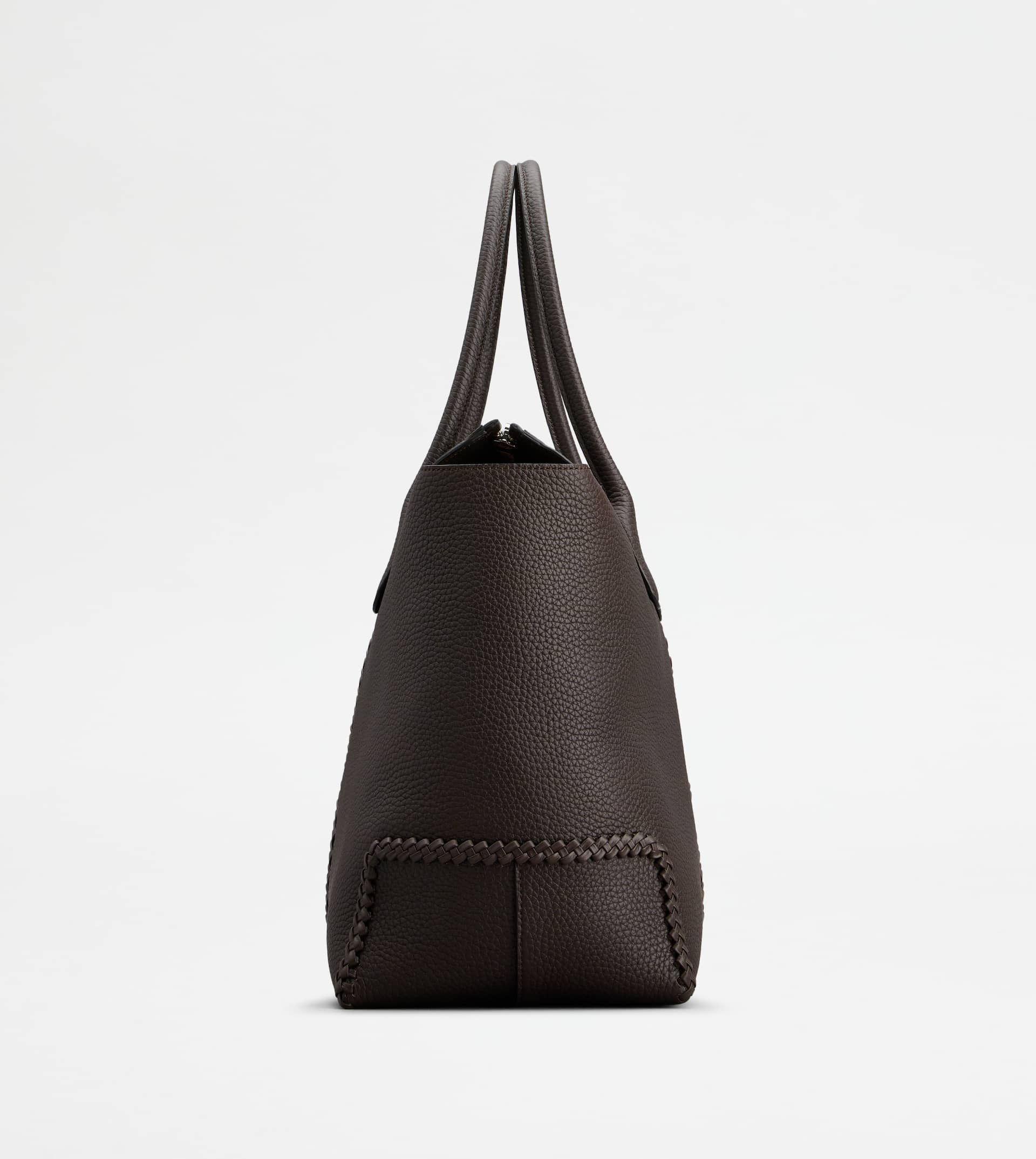 TOD'S DI BAG IN LEATHER LARGE - BROWN - 4