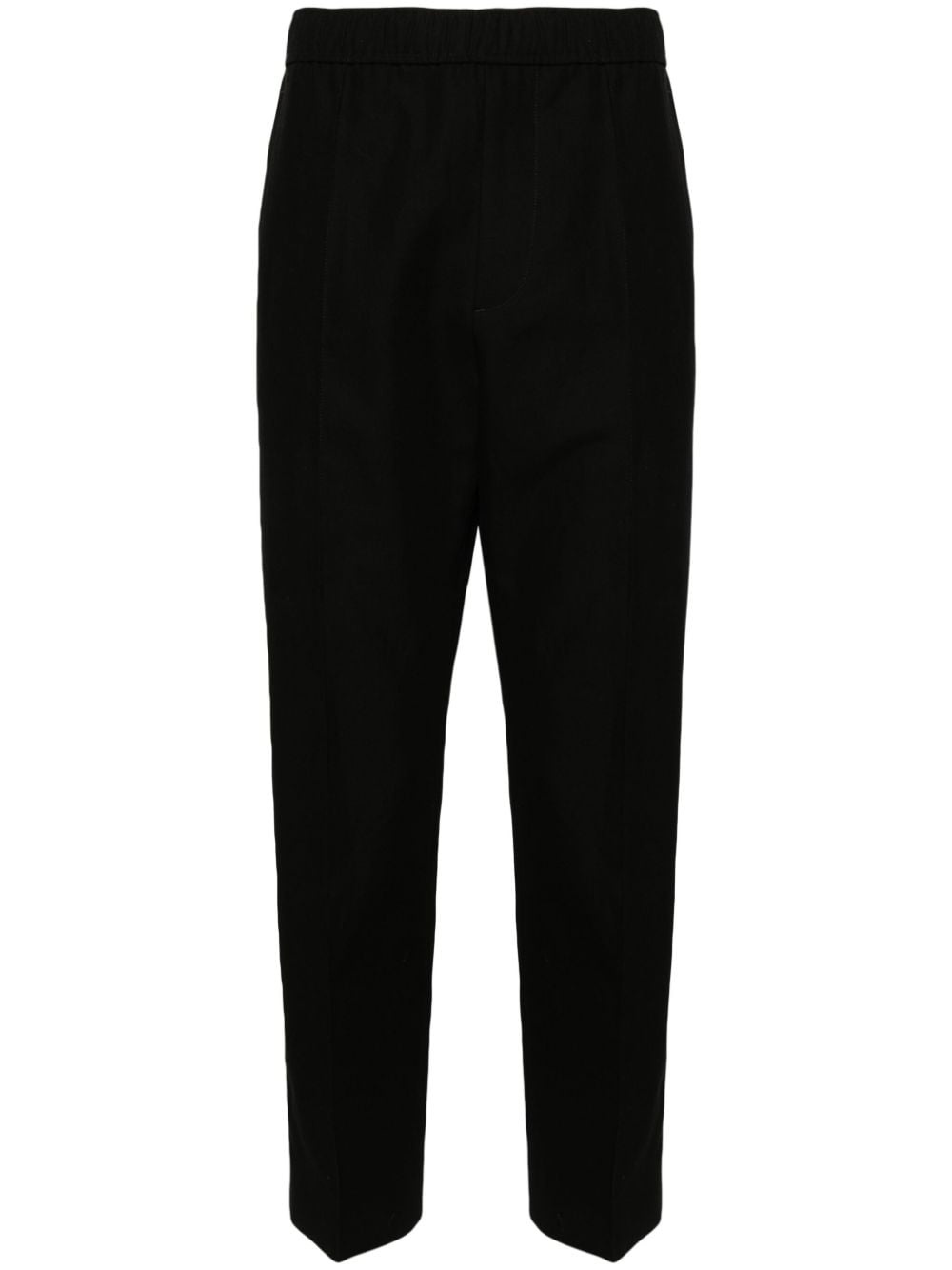 mid-rise tapered trousers - 1