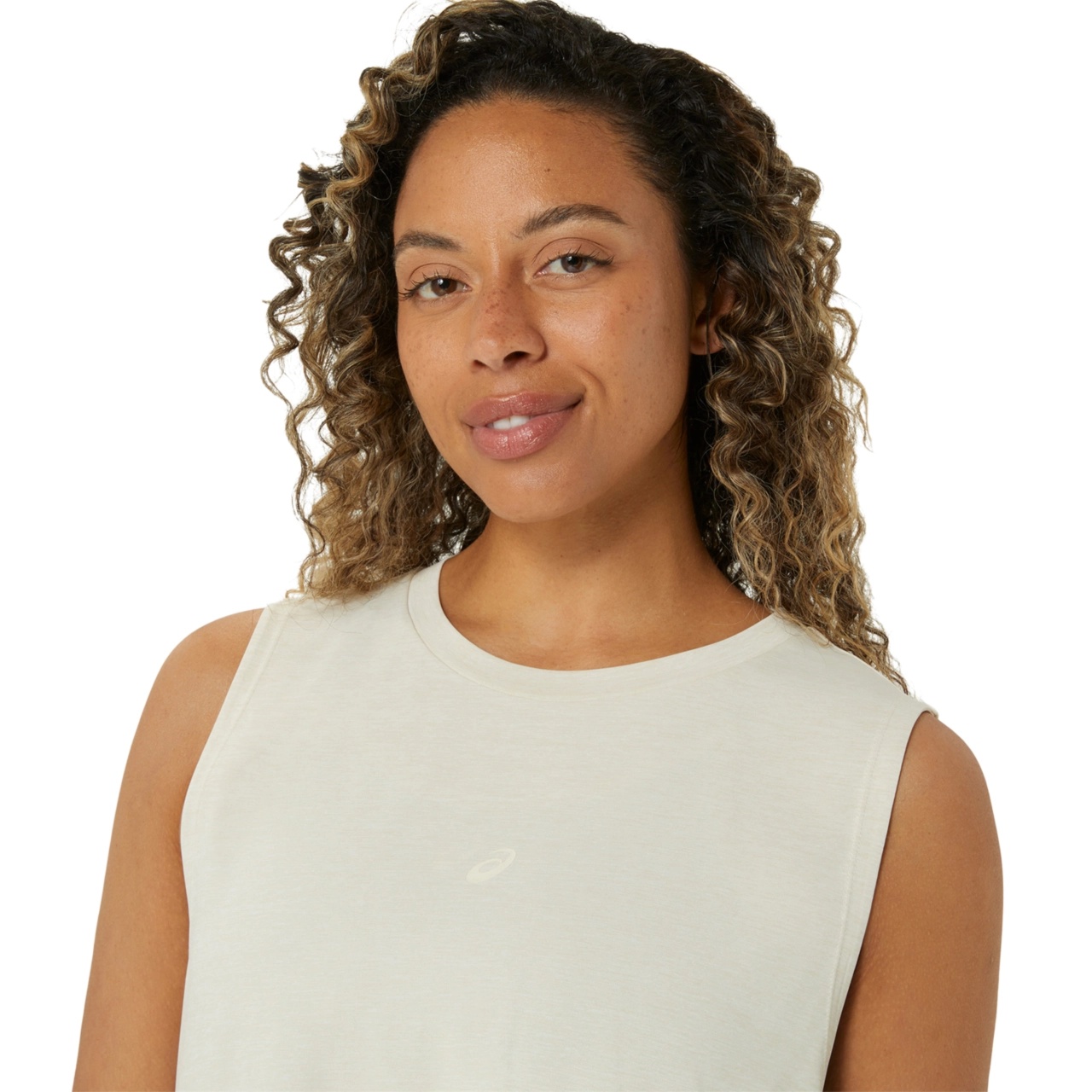 NAGINO FLEX HEATHER SLEEVELESS TOP - 4