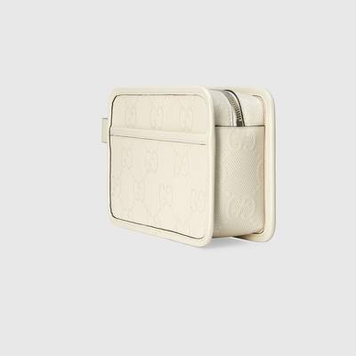 GUCCI GG embossed cosmetic case outlook
