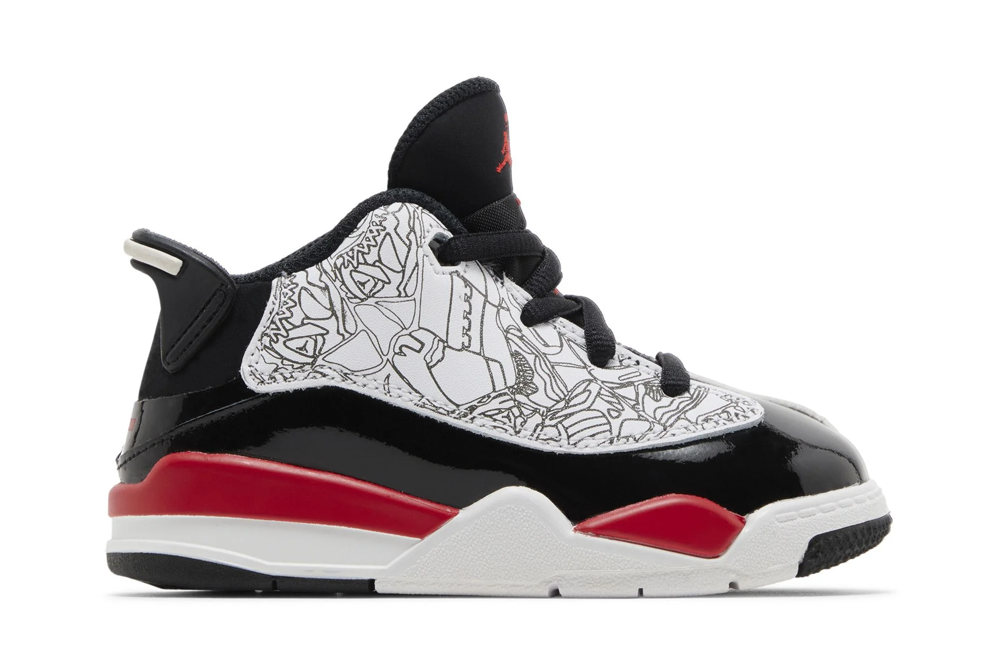 Air Jordan Dub Zero TD 'Fire Red' - 1