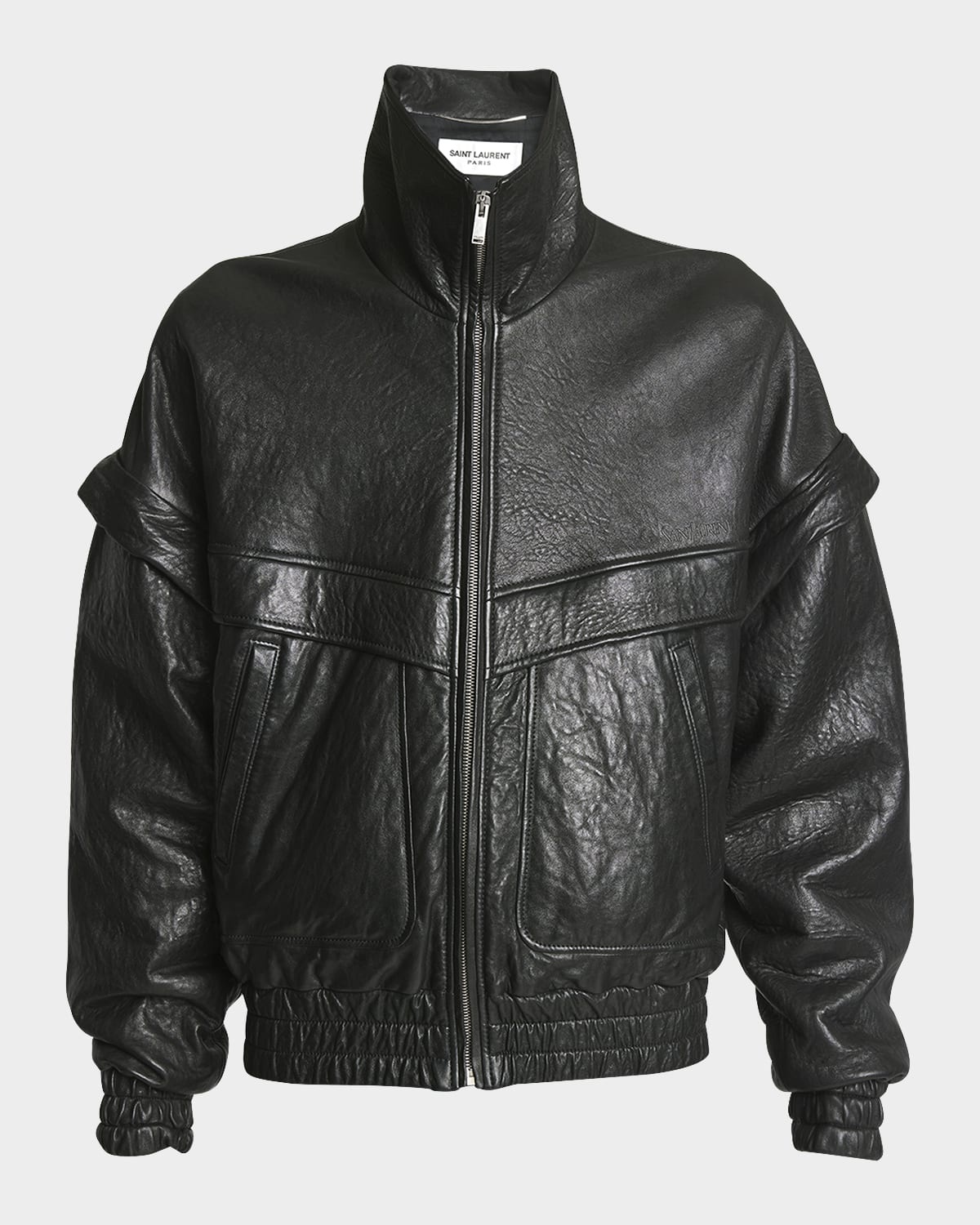ジャケット Saint Laurent VINTAGE LAMB LEATHER BOMBER bomber jacket in vintage lambskin | Saint Laurent | YSL AT