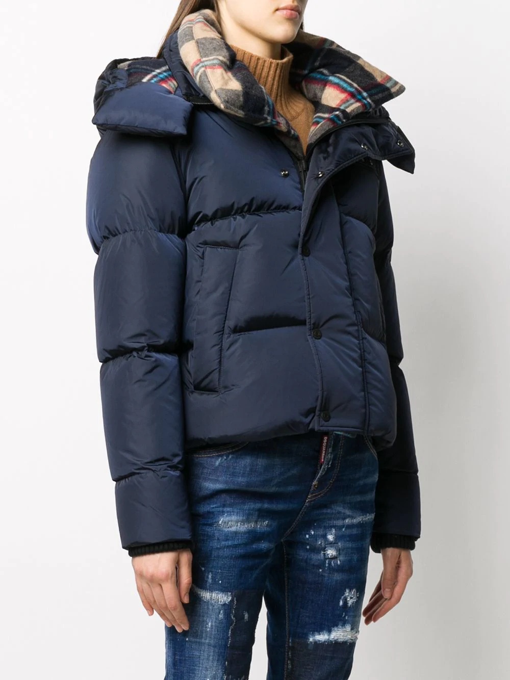 hooded padded jacket - 3