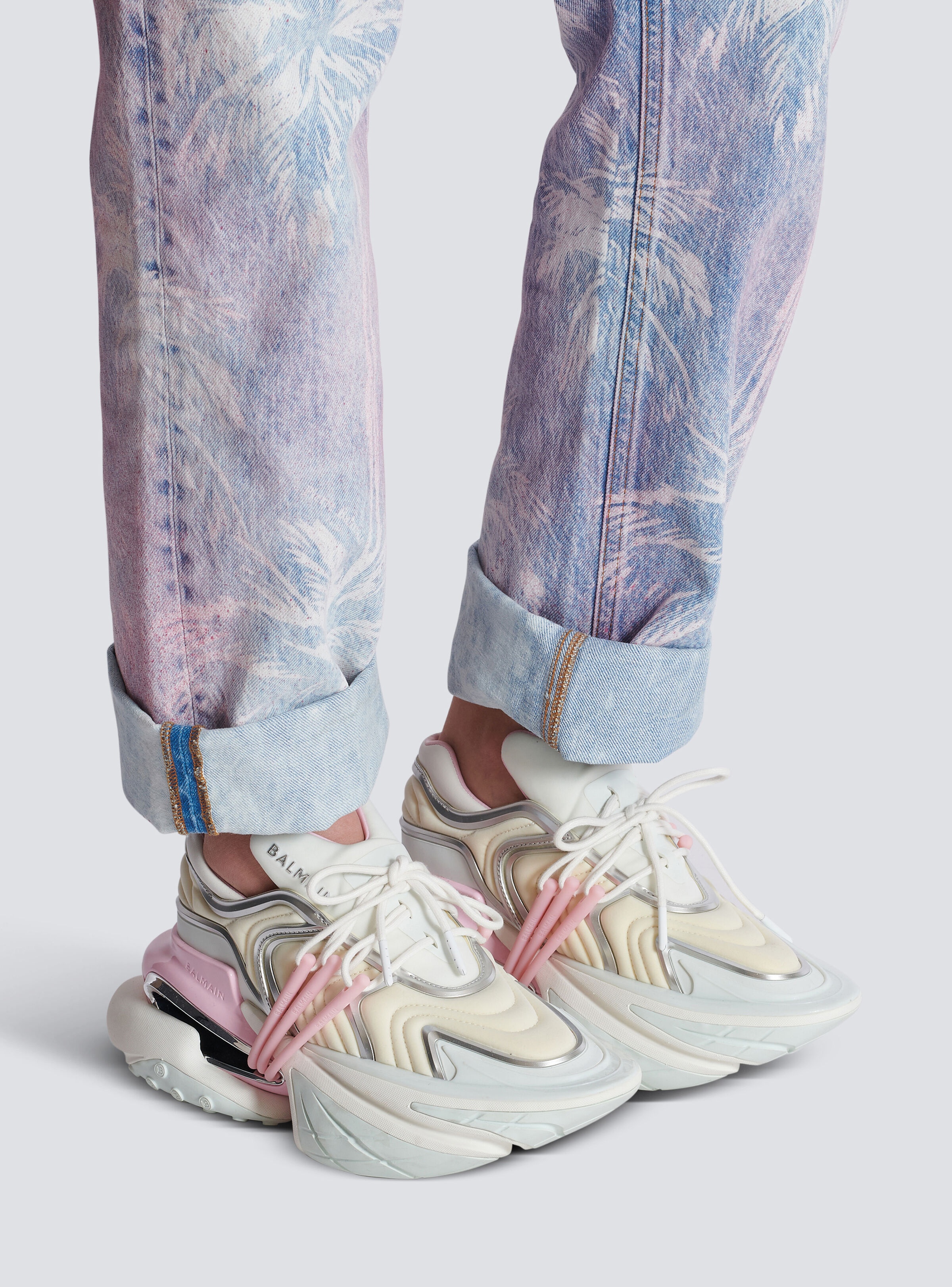 Unicorn Wave trainers in neoprene and calfskin - 9