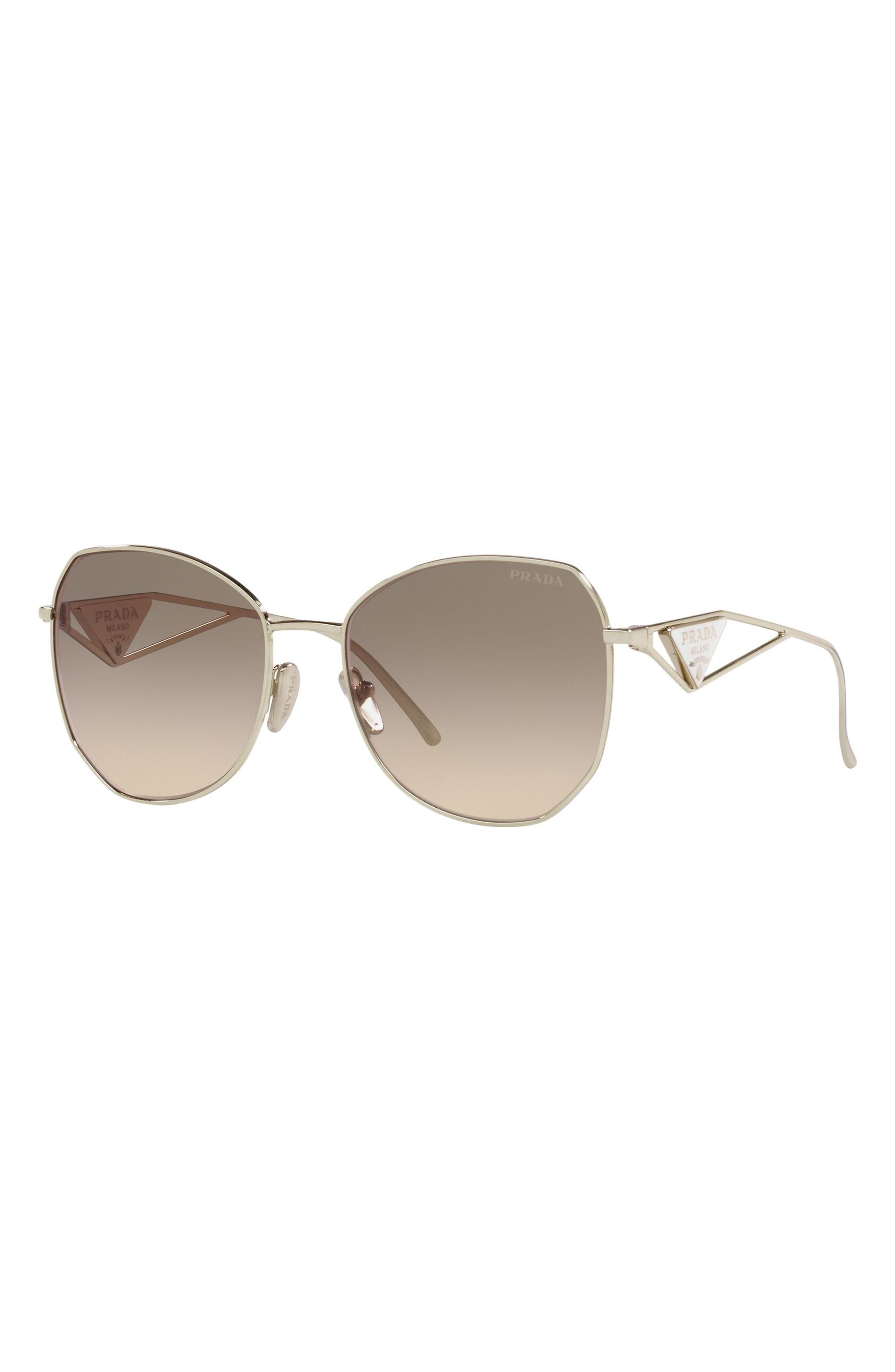 57mm Gradient Round Sunglasses - 2