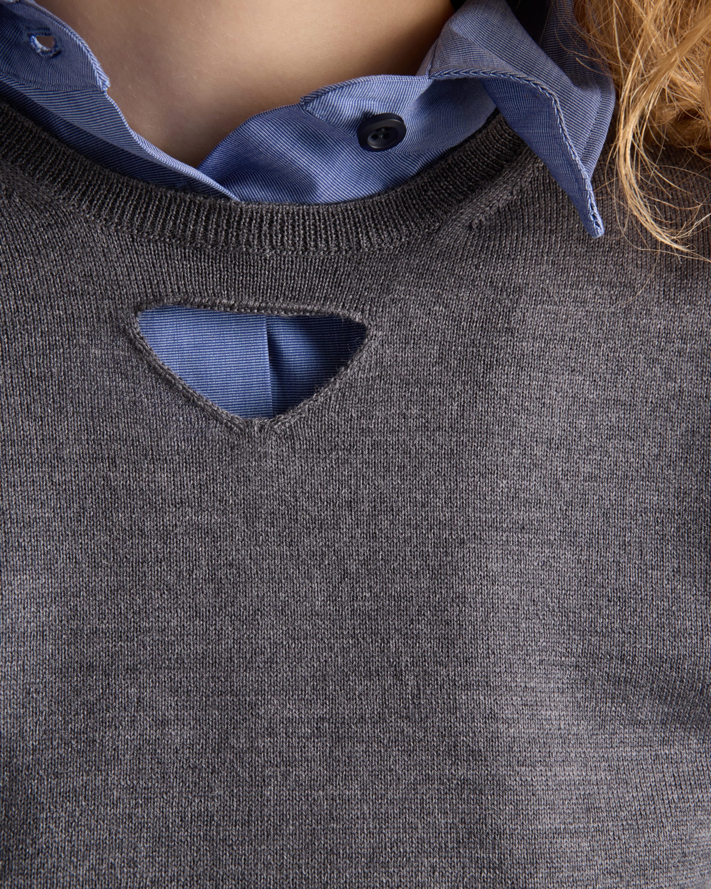 Wool crew-neck sweater - 3