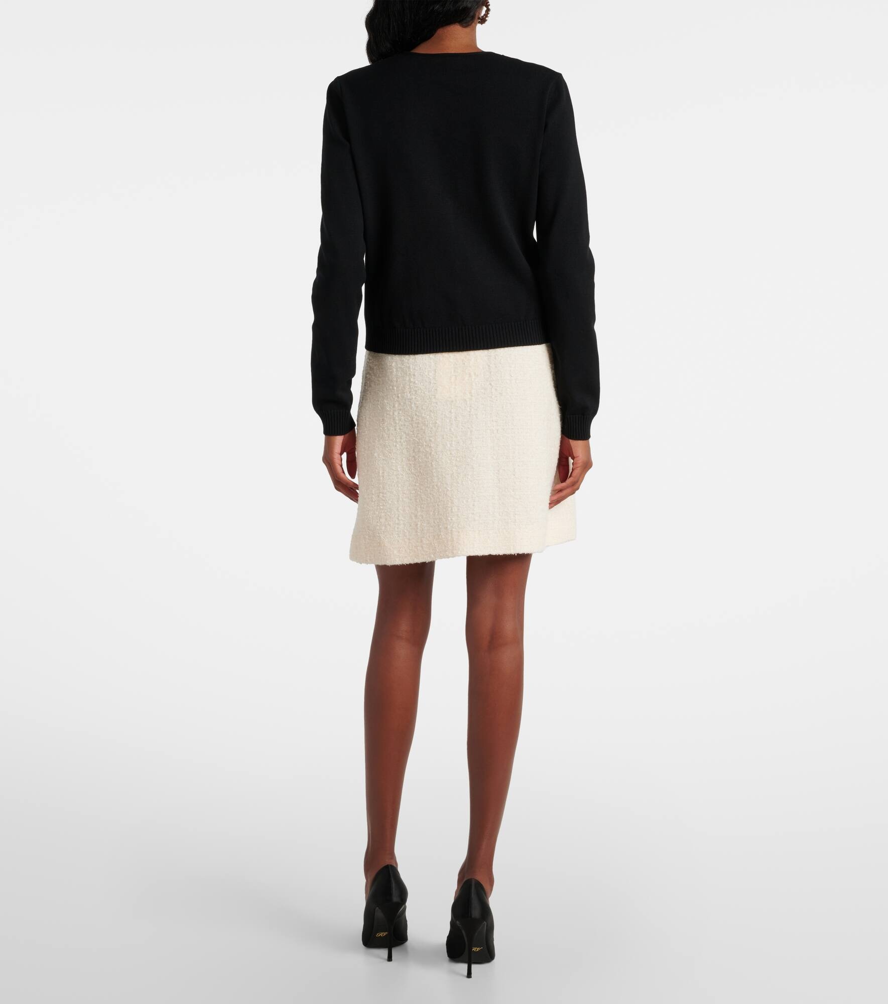Lace-trimmed cardigan - 3