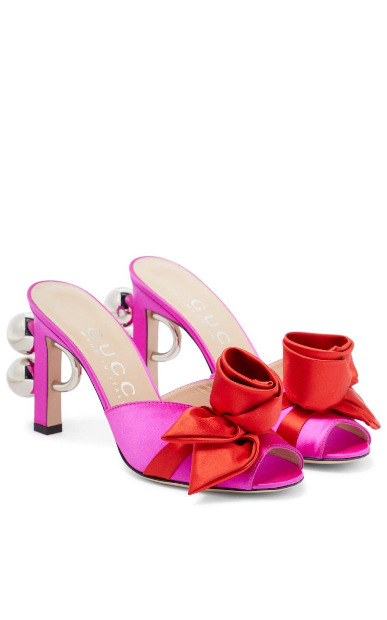 Shawana Satin Flower Mules - 3