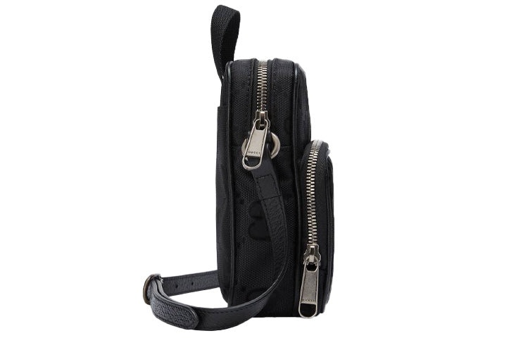 Gucci Off The Grid OTG Environmental Friendly Series Logo Leather Logo Nylon handbag Mini Unisex / B - 3
