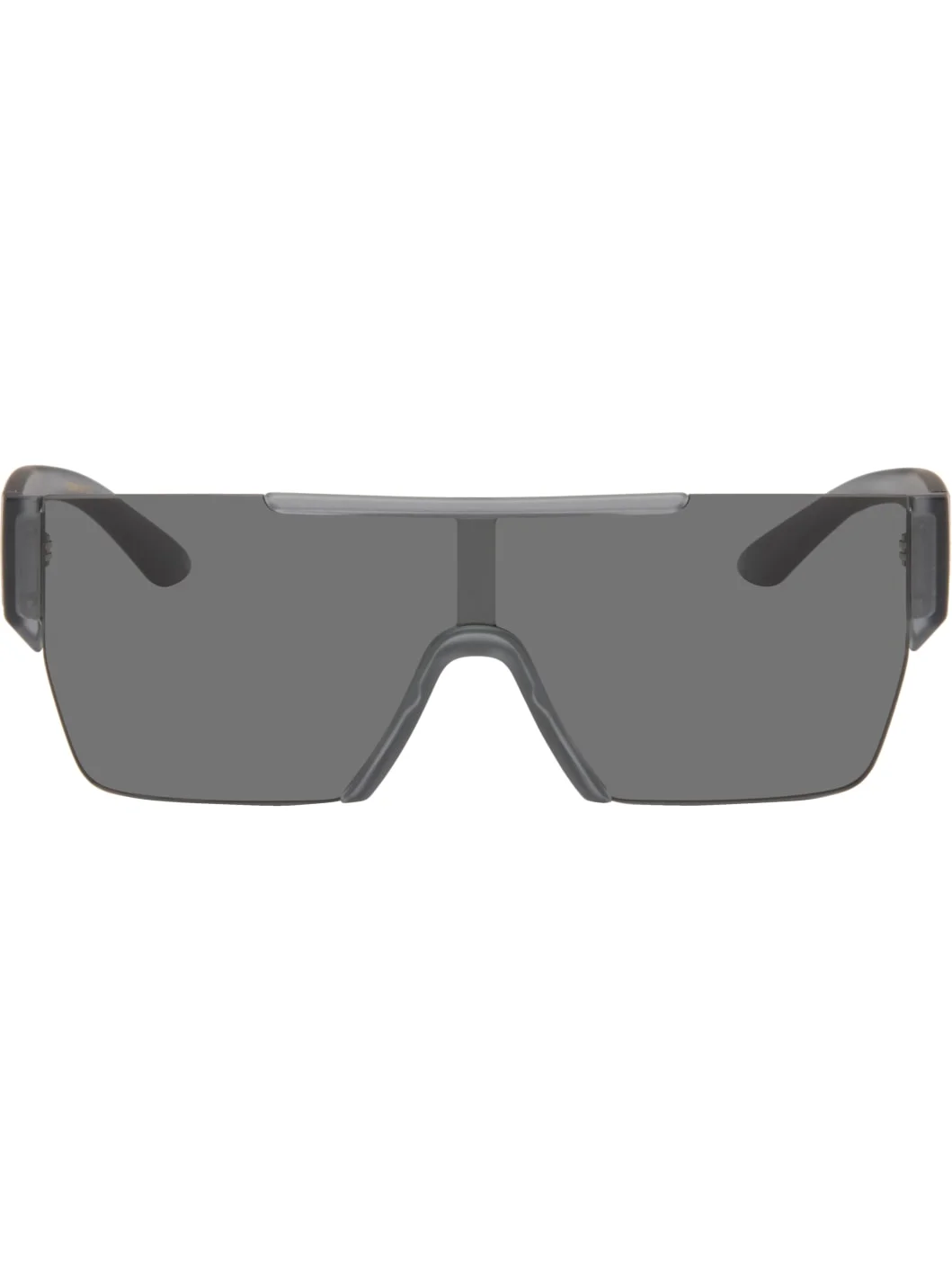 Gray Shield Sunglasses - 1