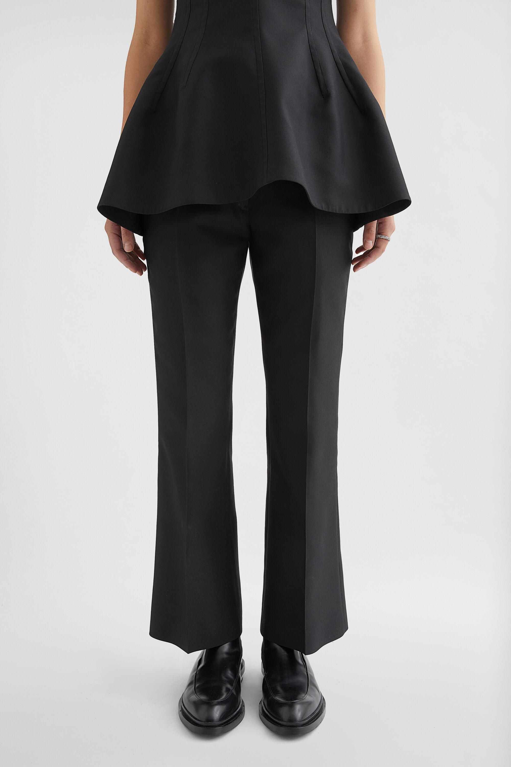 Techno Gabardine Tailored Trousers - 3