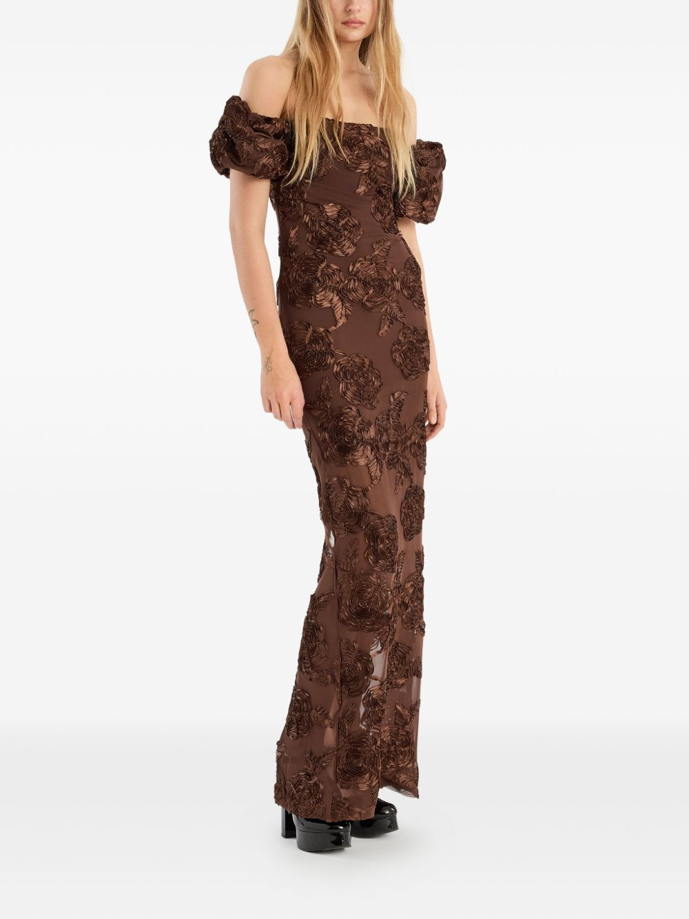 flower maxi dress - 2