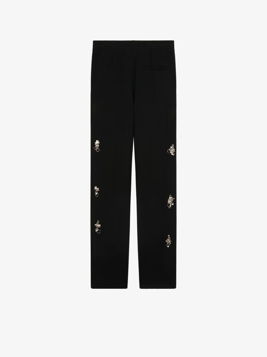 MASCULINE JOGGER PANTS WITH JEWELRY EMBROIDERIES - 2