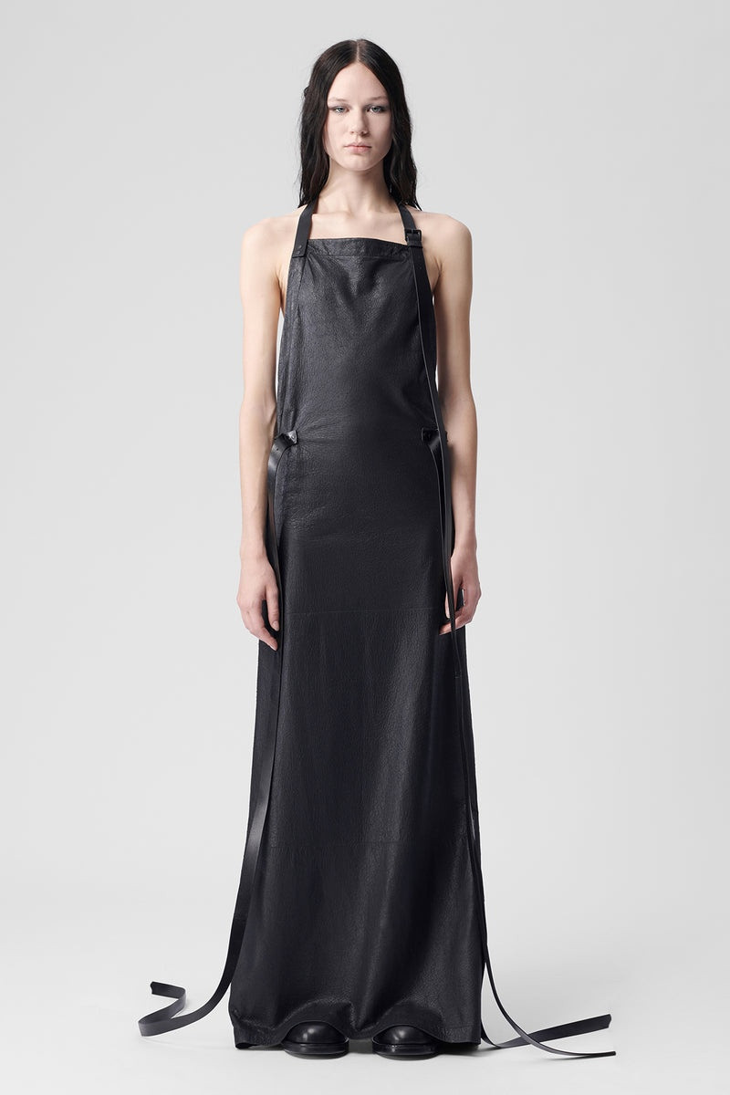 Ann Demeulemeester Zeta Apron Dress - B0011975LT126-D0099 | REVERSIBLE