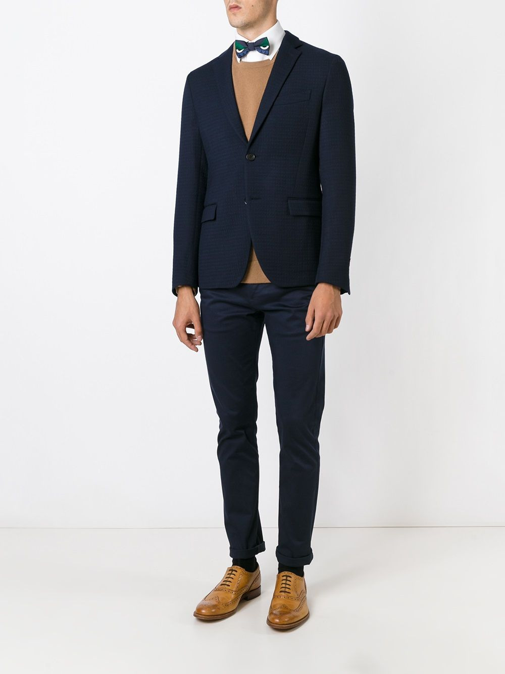patterned blazer - 2