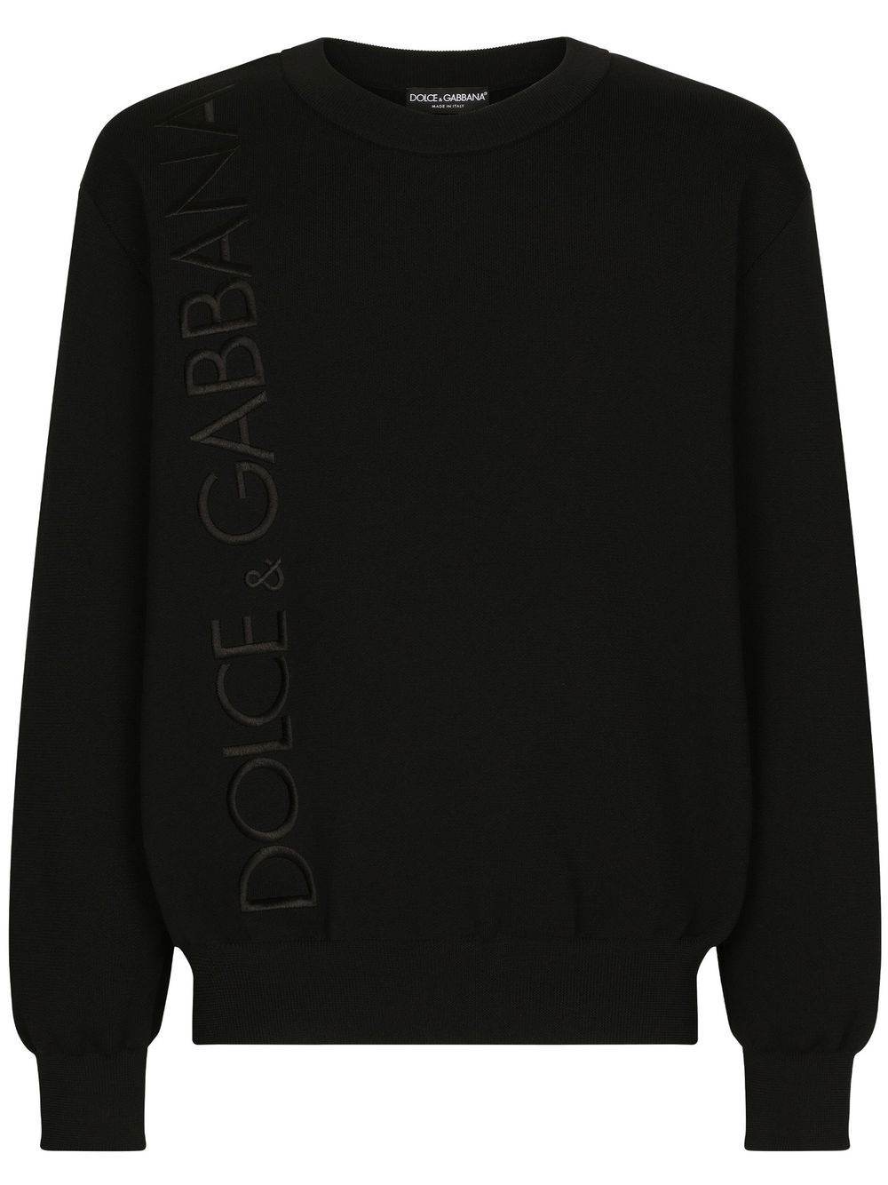 logo-embroidered jumper - 1