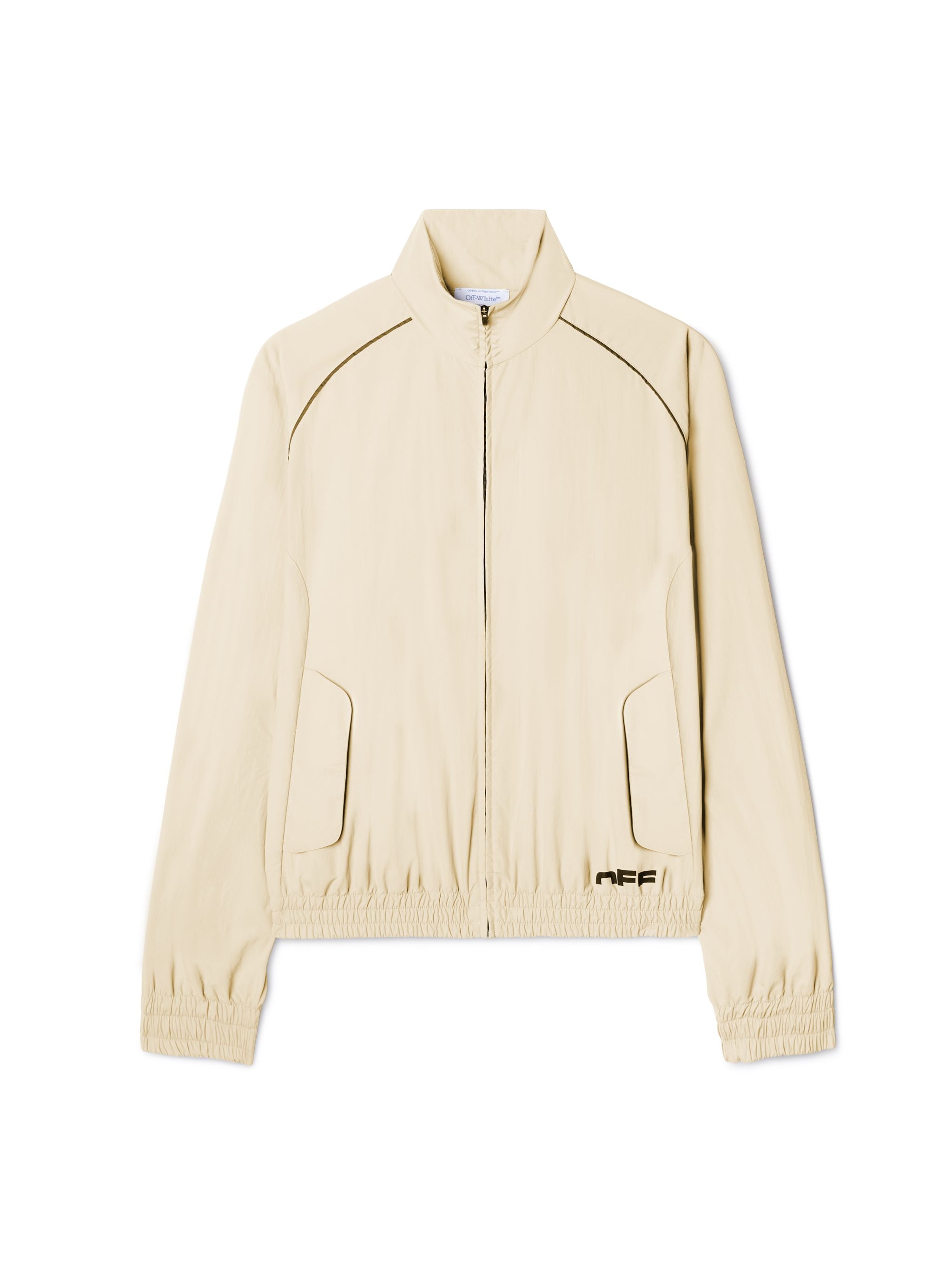 Gray Off Split Track Jacket - 1