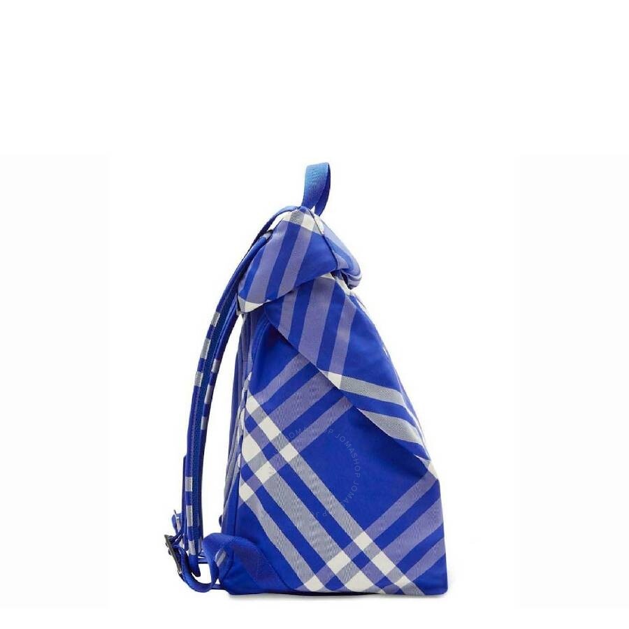 Burberry Check Pattern Roll Backpack - 3