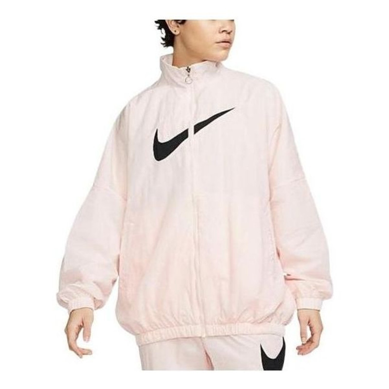 (WMNS) Nike Sportswear Sportswear Essential Woven Jacket 'Pink' DM6181-610 1