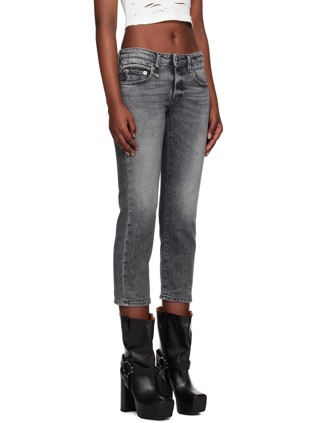 Gray Boy Straight Jeans - 2