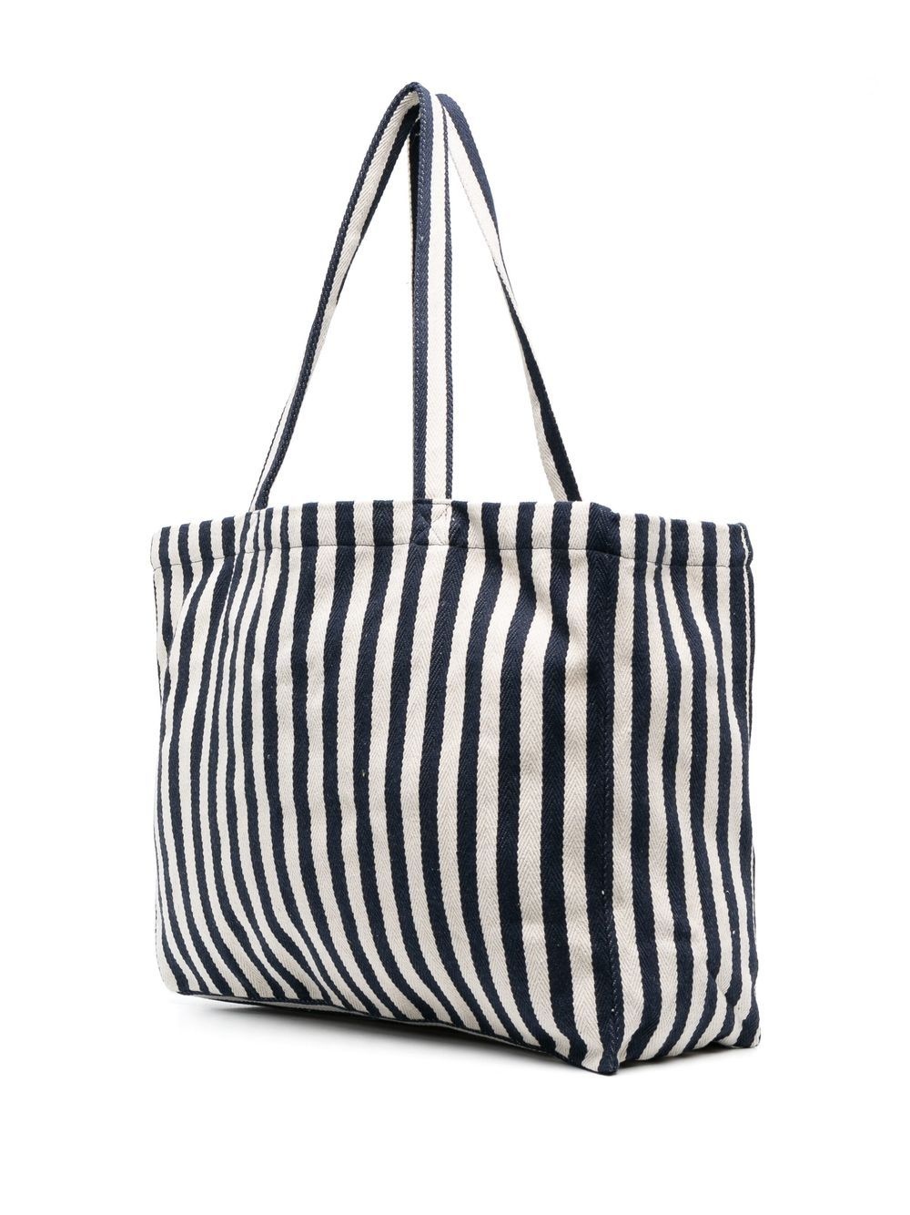 striped tote bag - 3