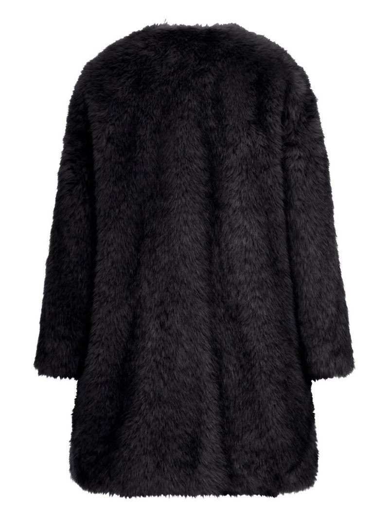 Max Mara faux-fur coat outlook