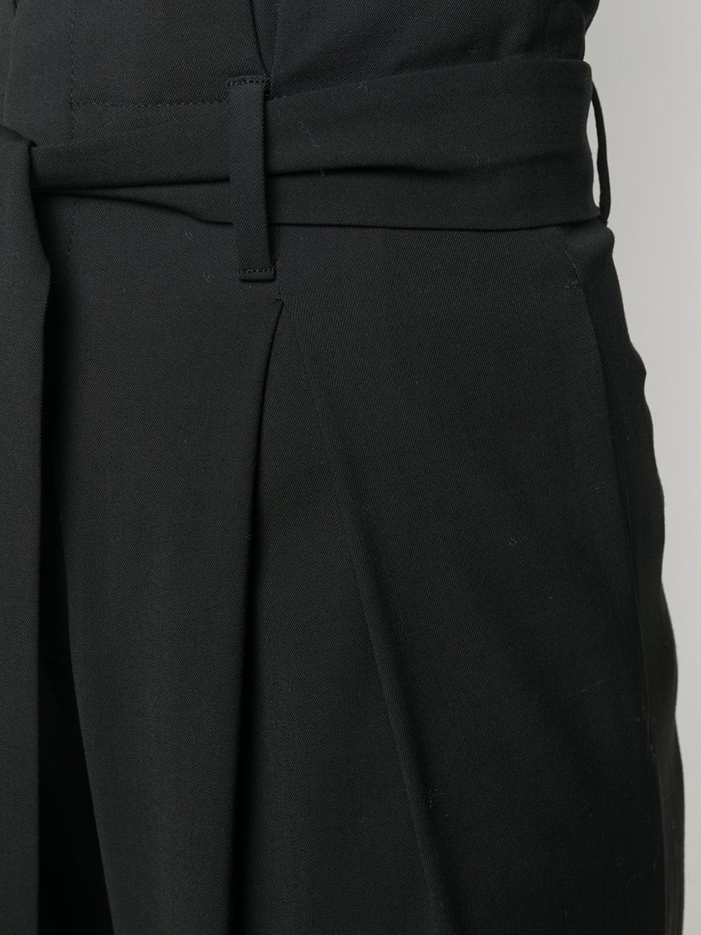 pleat-detail tapered trousers - 5