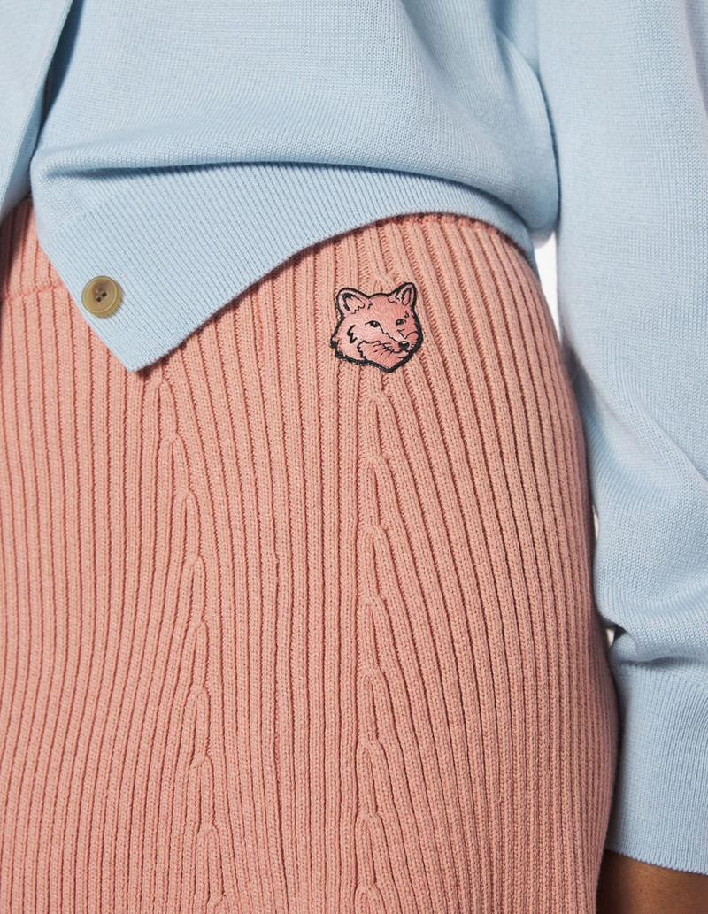 BOLD FOX HEAD PATCH SHORT SKIRT 4
