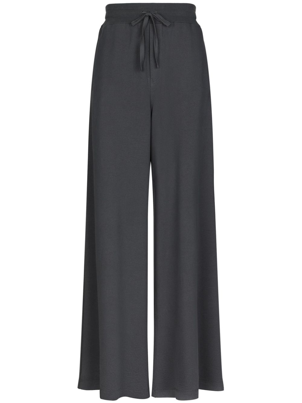 wide-leg cotton track pants - 1