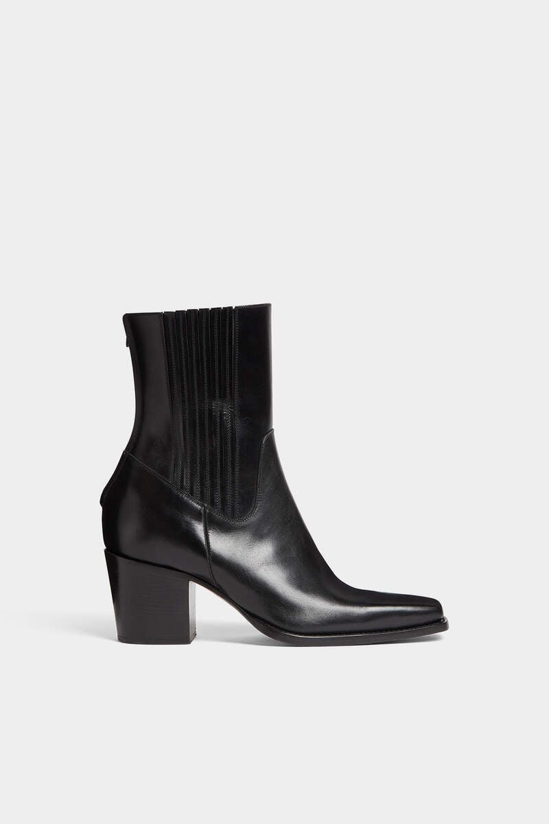 CITY MAN LEATHER HEELED BOOTS 1