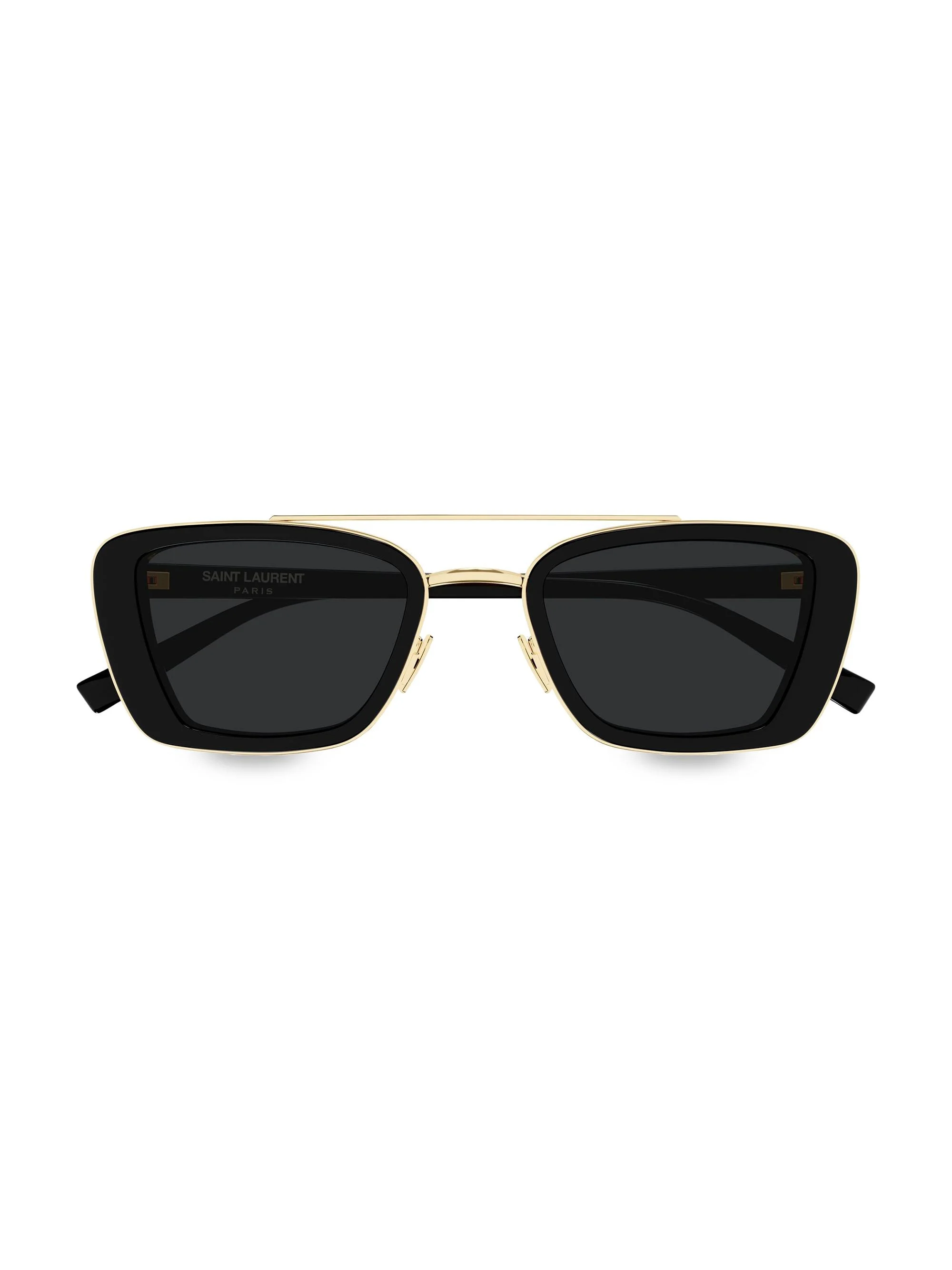 Women's 50MM Rectangular Sunglasses - Black - 1