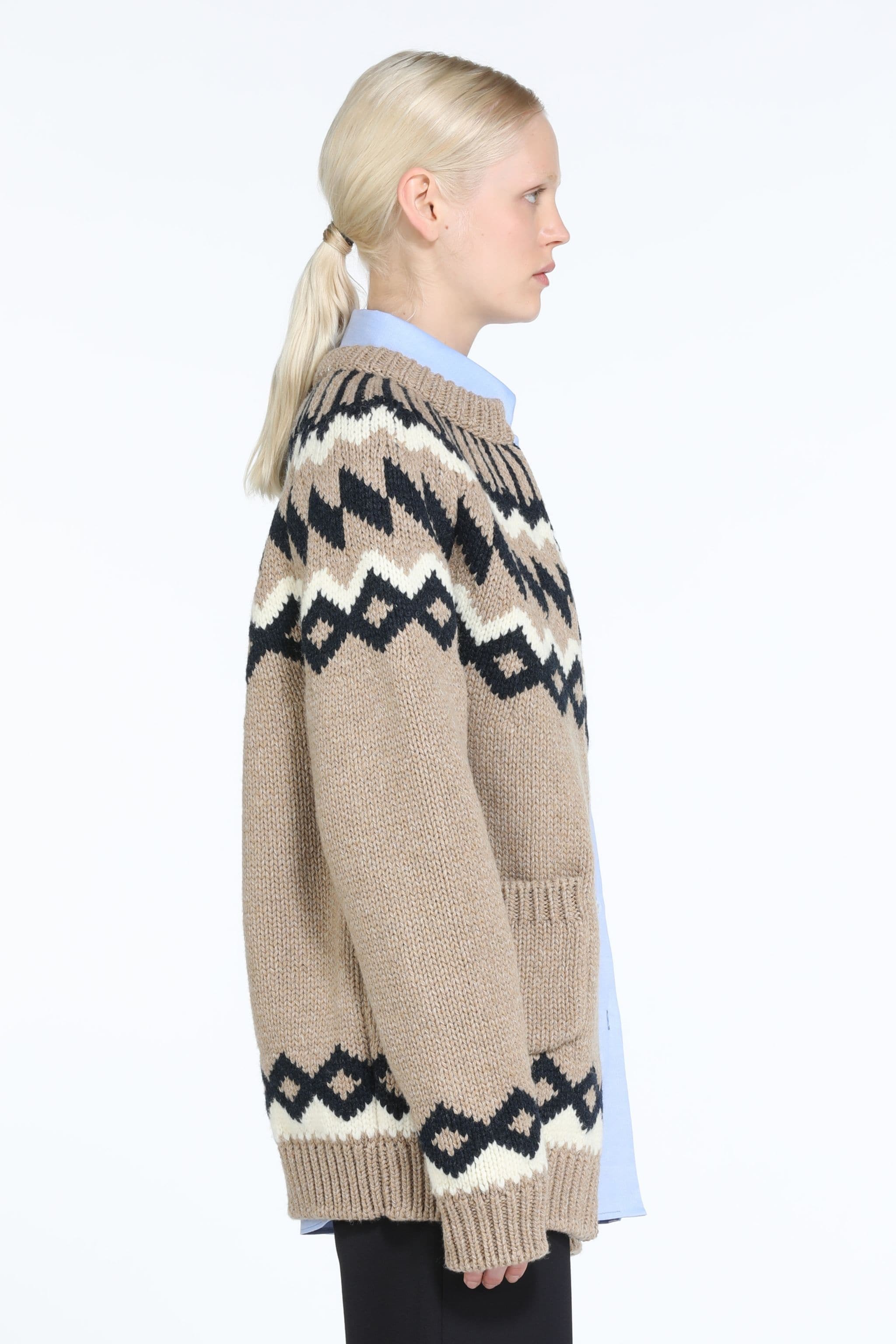 FAIR ISLE WOOL CARDIGAN - 3