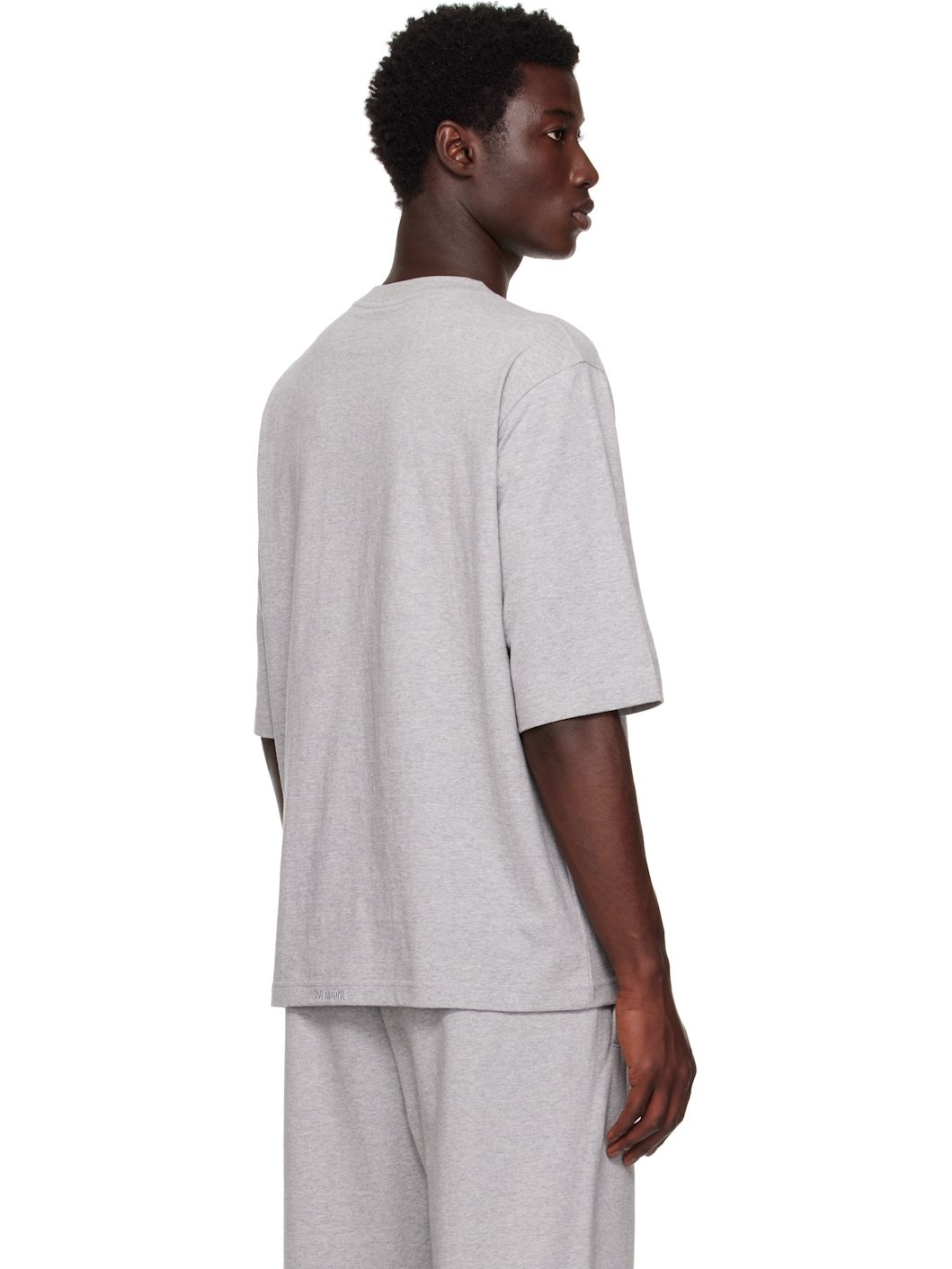 Gray Printed University T-shirt - 3