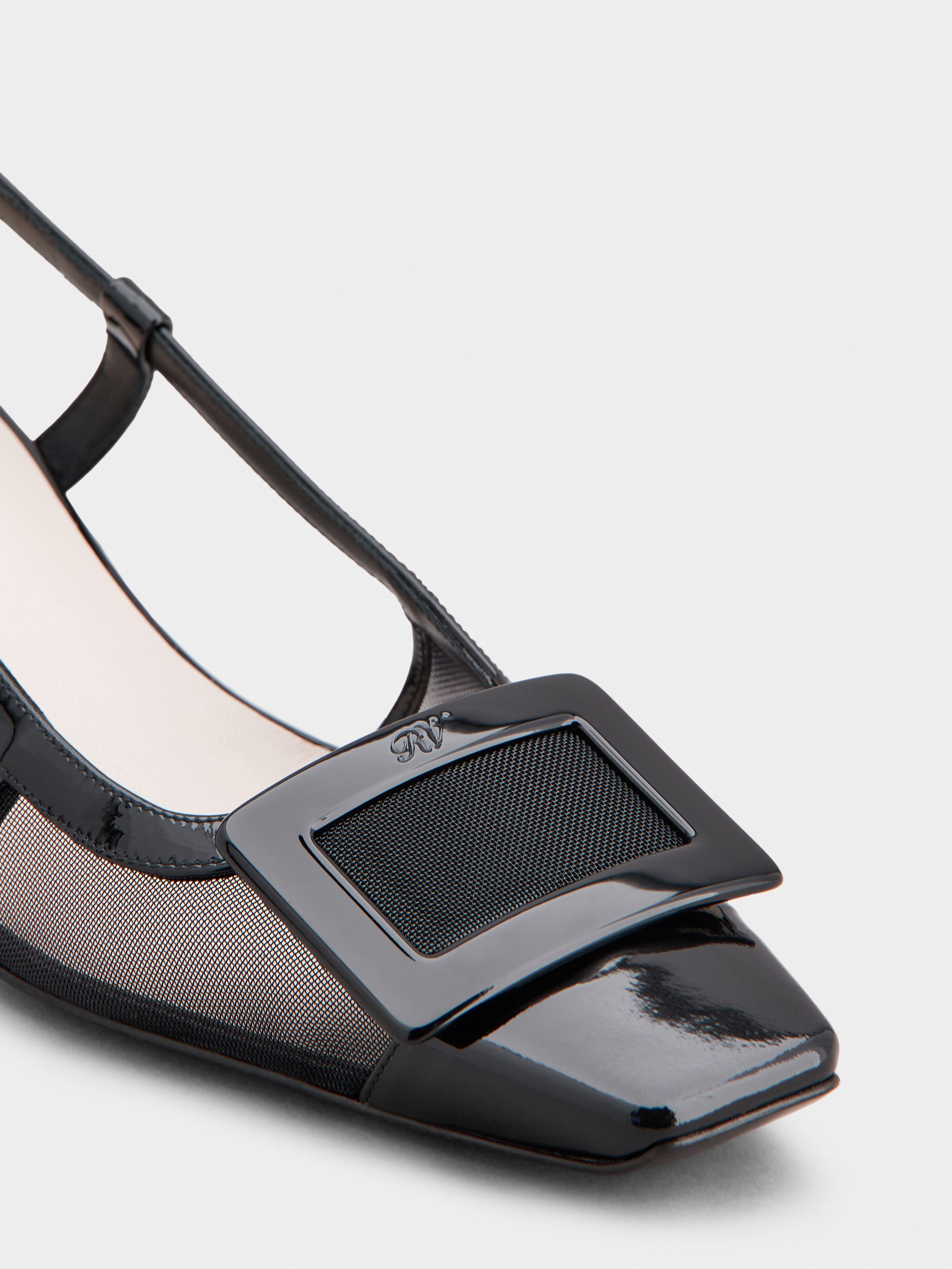 Belle Vivier Slingback Pumps in patent leather - 3