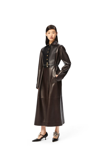 Loewe Coat in nappa outlook