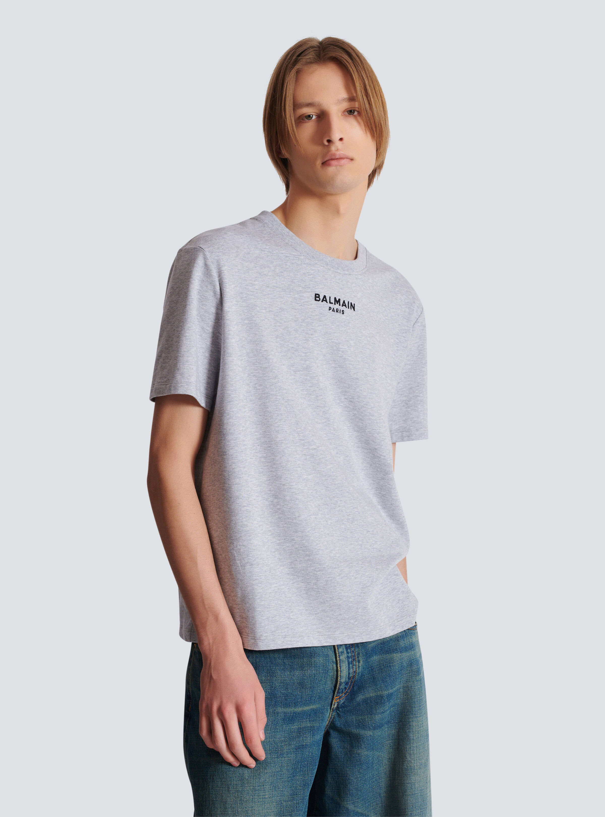 Embroidered Balmain Paris T-shirt - 6