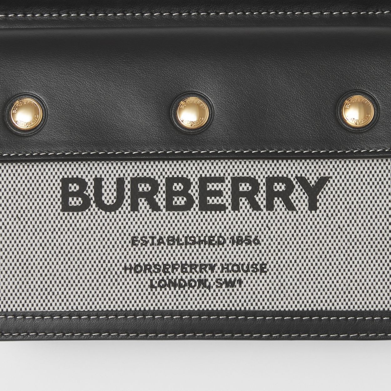 Mini Horseferry Print Title Bag with Pocket Detail 2