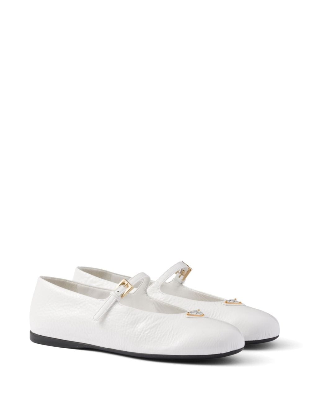 leather ballerina shoes - 2
