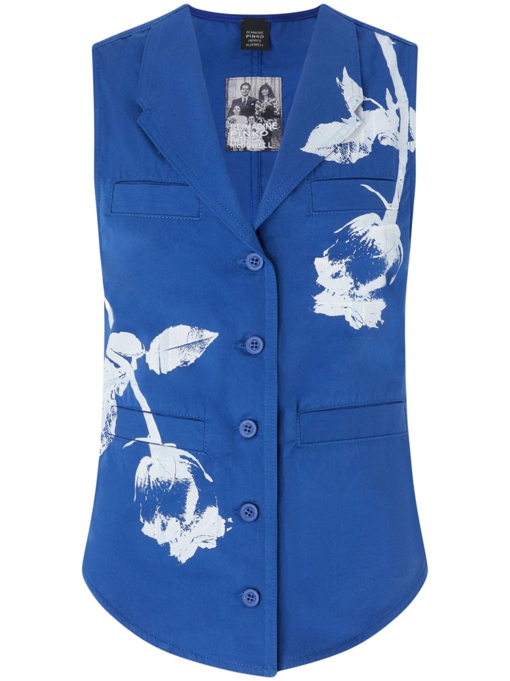 floral waistcoat - 1