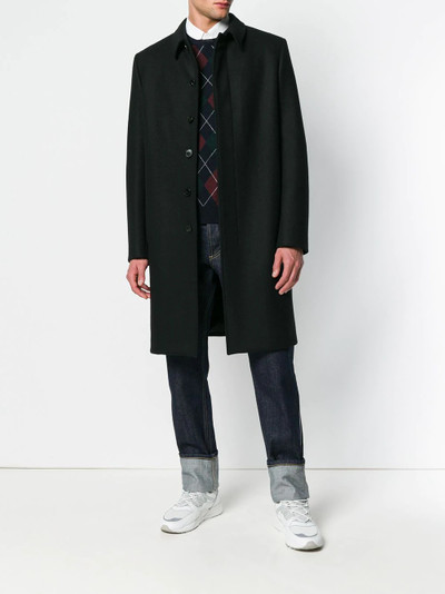 Valentino longsleeved double breasted coat outlook