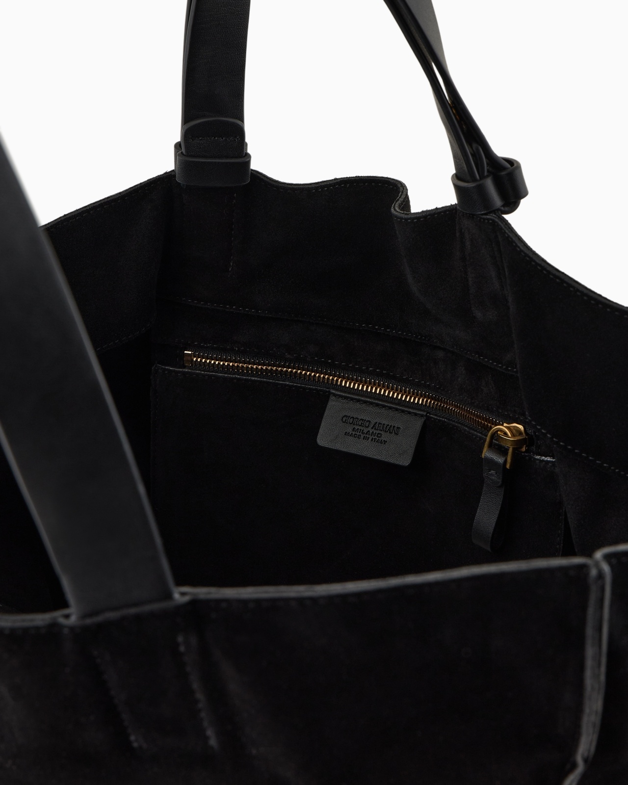 SUEDE AND LEATHER SHOPPER - 4