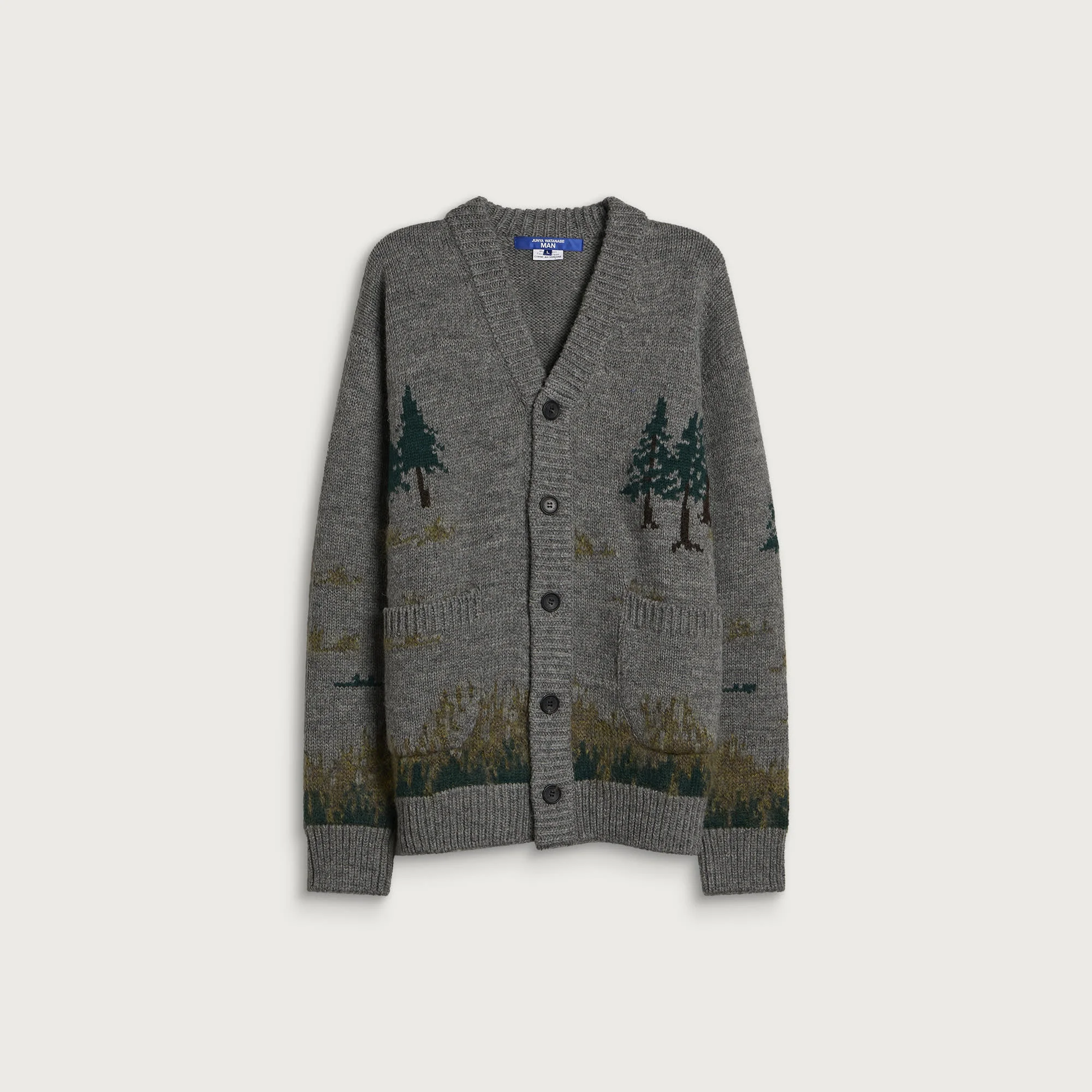 Junya Watanabe MAN Wool Intarsia Cardigan - 1