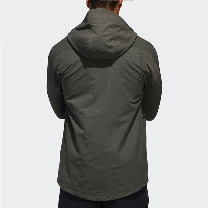 adidas adidas TH Parkar Casual Sports Jacket Brown GF4017 outlook